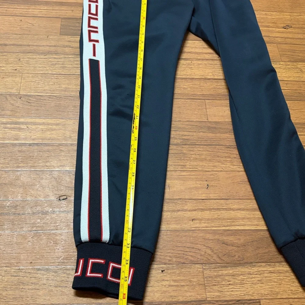 Gucci gucci side logo knit casual pants